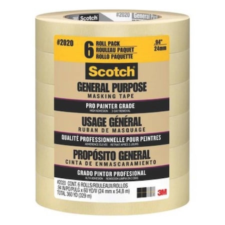 SCOTCH Tape Masking 24Mmx54.8Mm 2020-24EP6